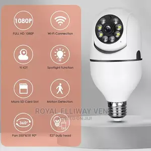 3mp Cctv Light Bulb Ptz Camera 1080p