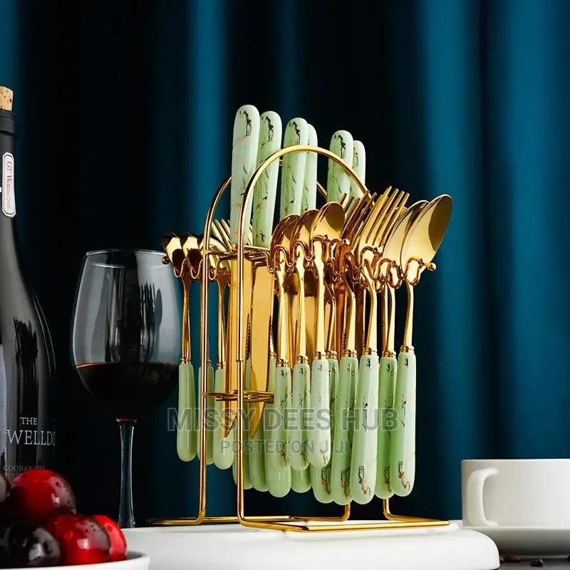24pcs Luxurious Cutlery Set + Stand