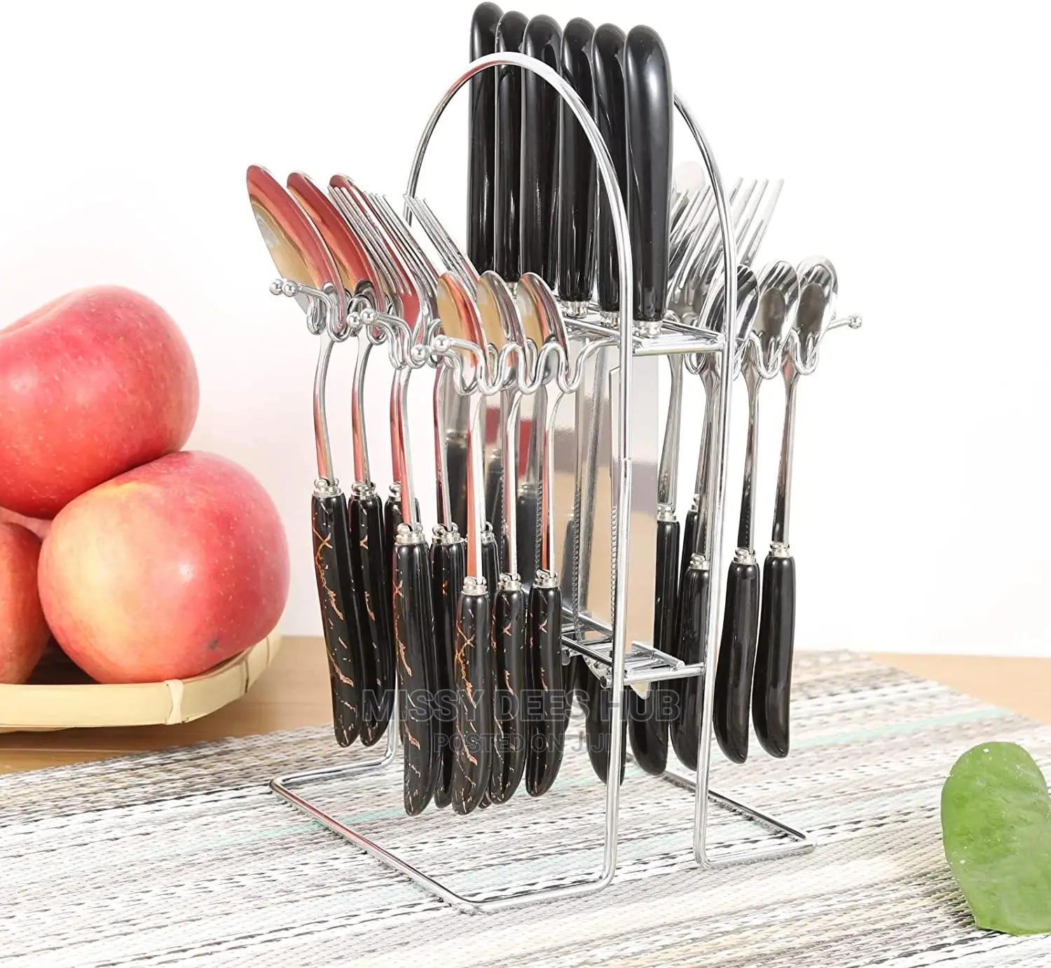 24pcs Luxurious Cutlery Set + Stand