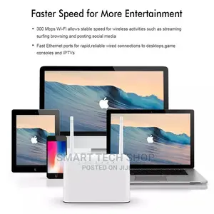 VEMO 4G Universal 4G Router, 32 Users, 20hr Batt, 300mbs