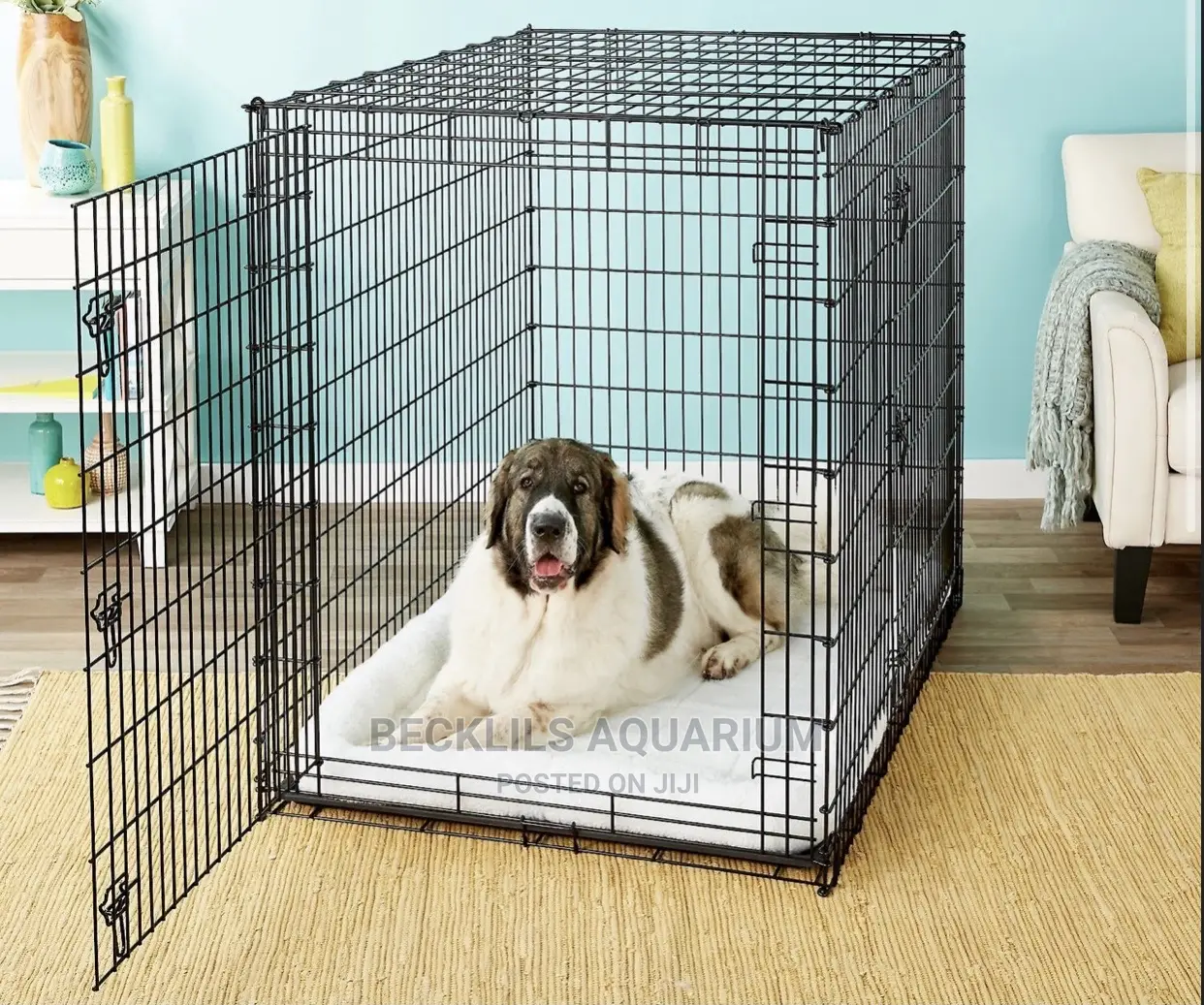 36 Inches Metallic Dog Cages