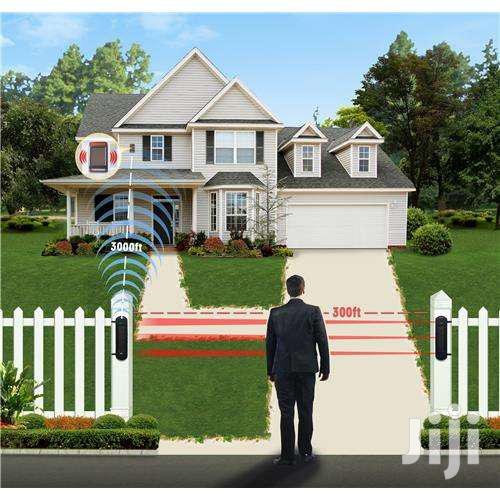 Wireless Solar Powered Infrared Perimeter Security Beam Detectors