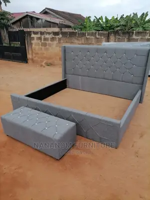 Queen Size Bed Frame Available With Seat