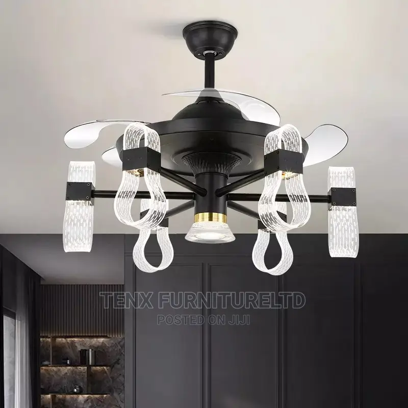 Ceiling Fan With Remote Control and Light Kit(Led)
