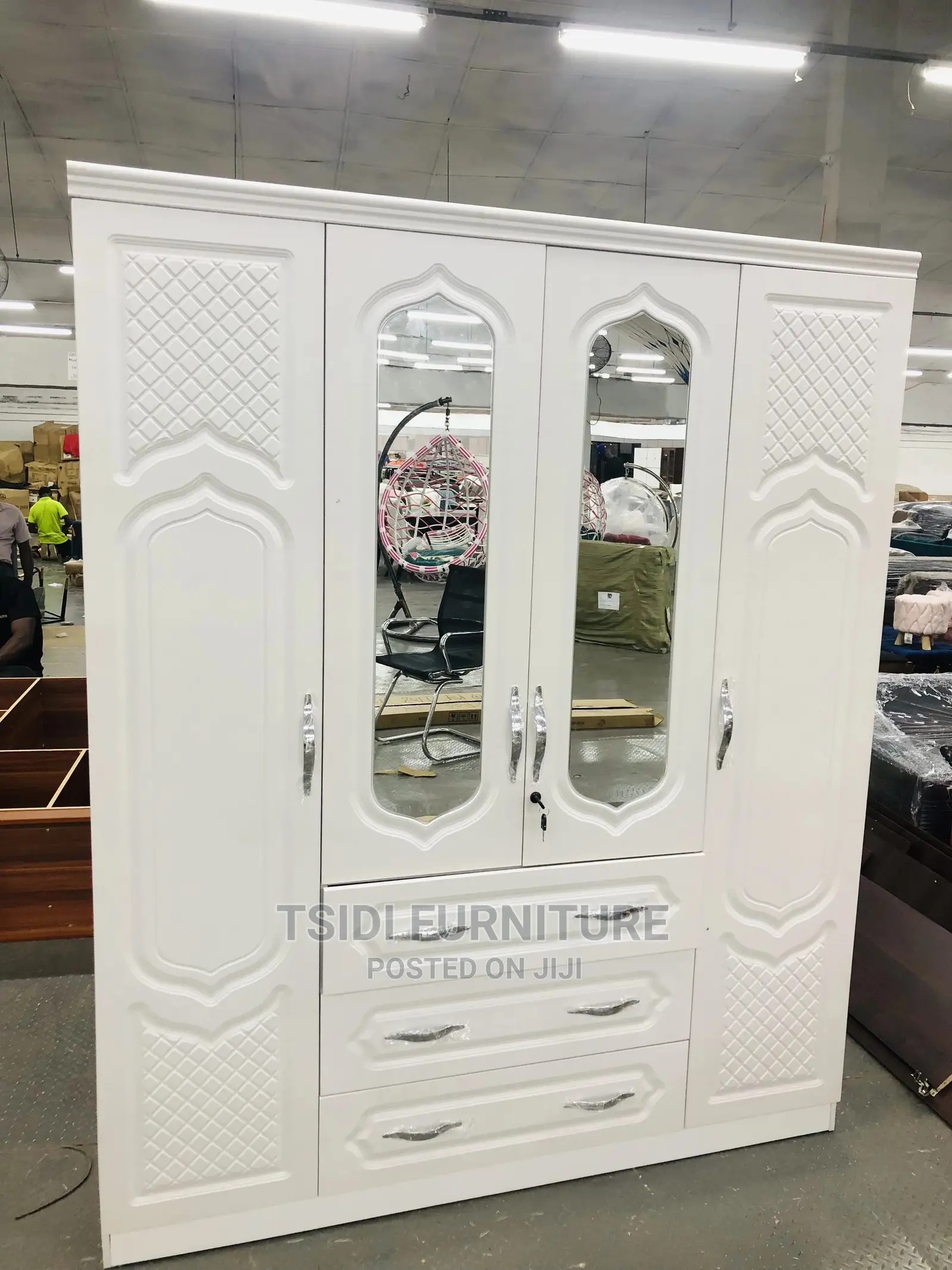 Classic Four Door Wardrobe