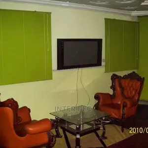 Green Venetian Curtains Blinds