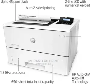 Hp Laserjet Pro 506 Black /White Automatic Duplex Printer.