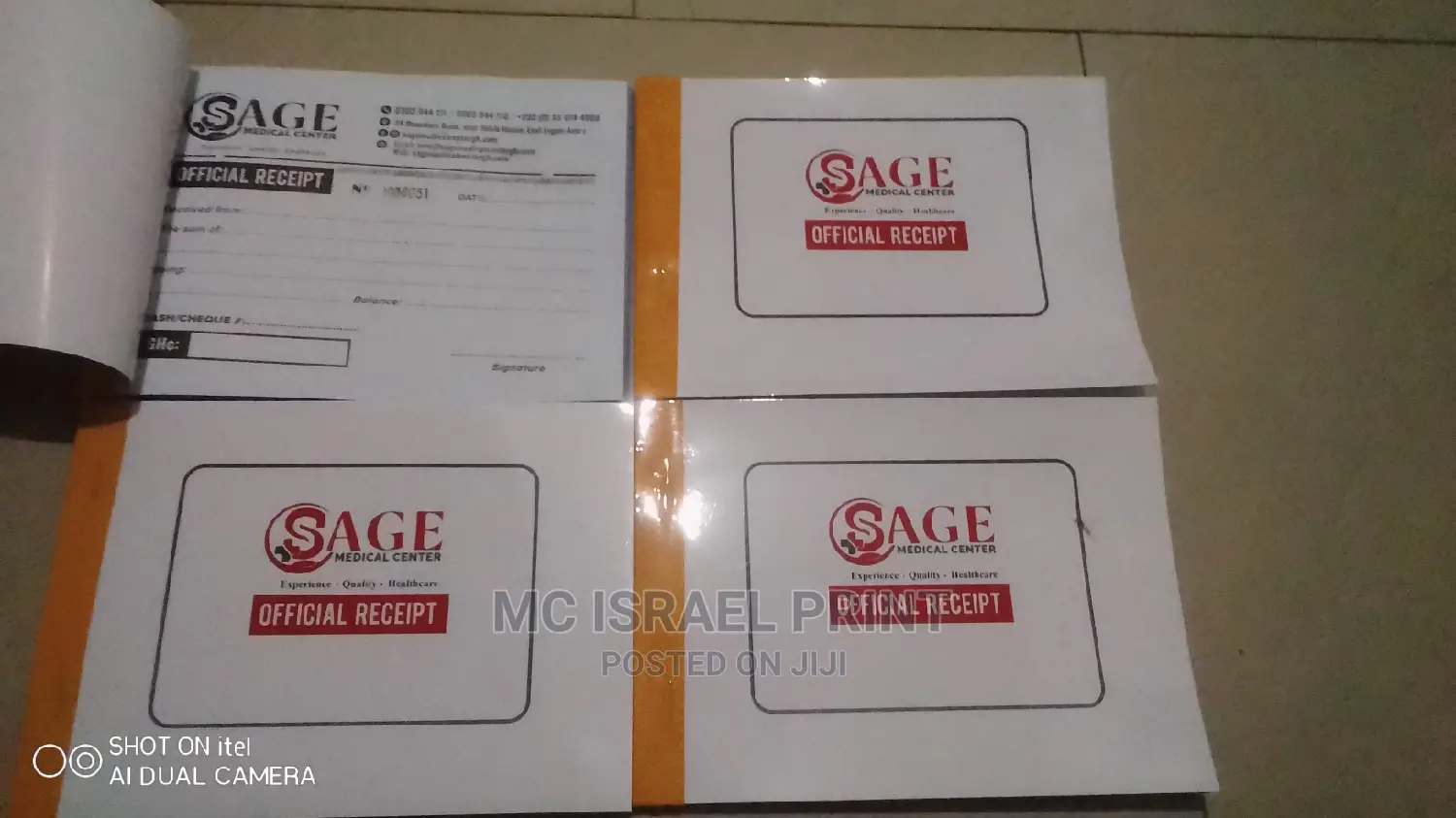 Customized Invoices, Receipts Book