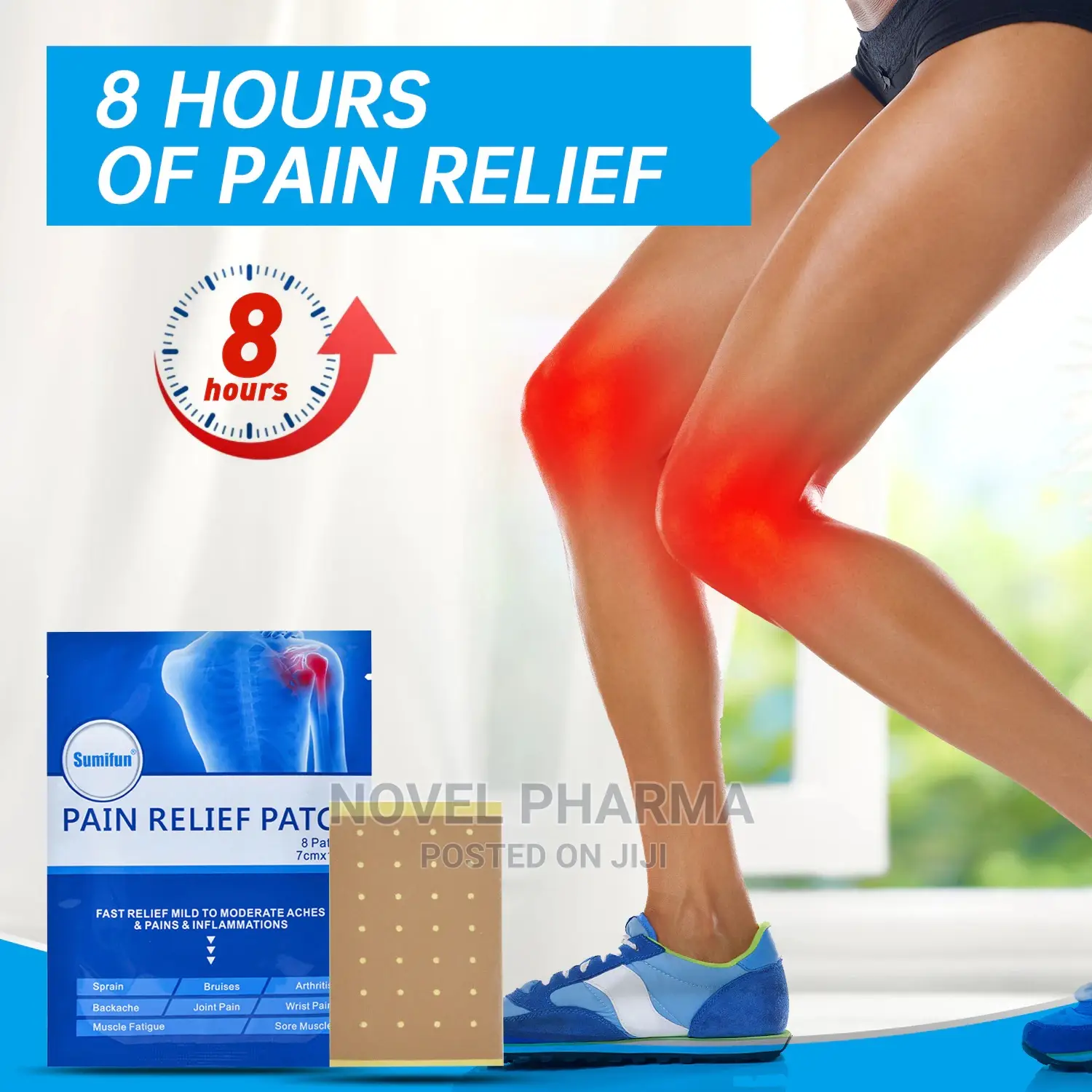 Pain Relief Patch - (8pcs/Bag)