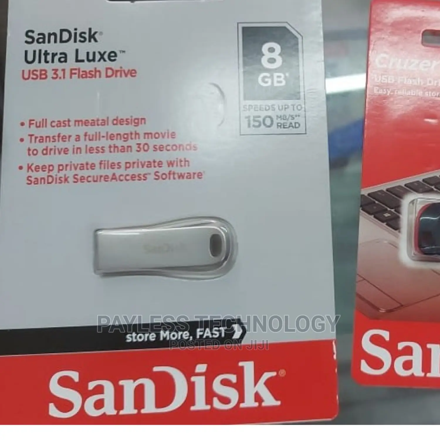Sandisk Ultra Luxe 8gb Usb 3.1 Pendrive