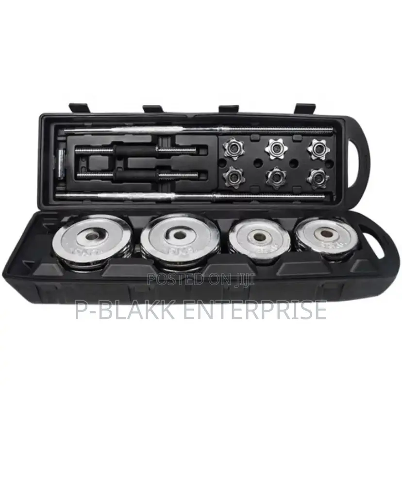 50kg Chrome Barbell and Dumbbell Set