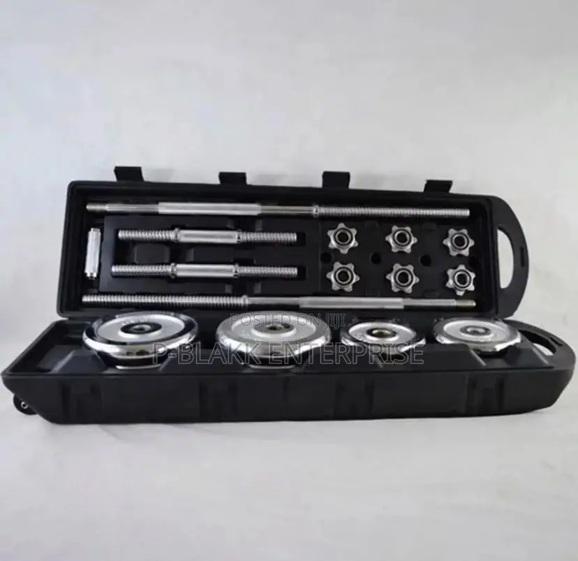 50kg Chrome Barbell and Dumbbell Set