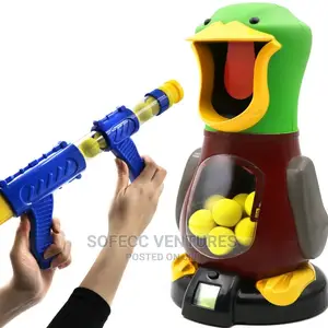 Children Shooting Battle With Soft Pinballs