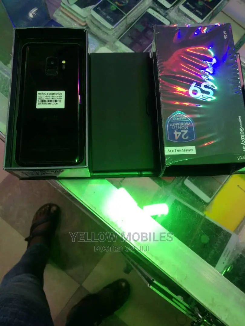 New Samsung Galaxy S9 64 GB Black