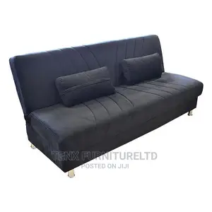 Sofa Bed With Storage (Black)