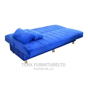 Sofa Bed With Storage (Blue)