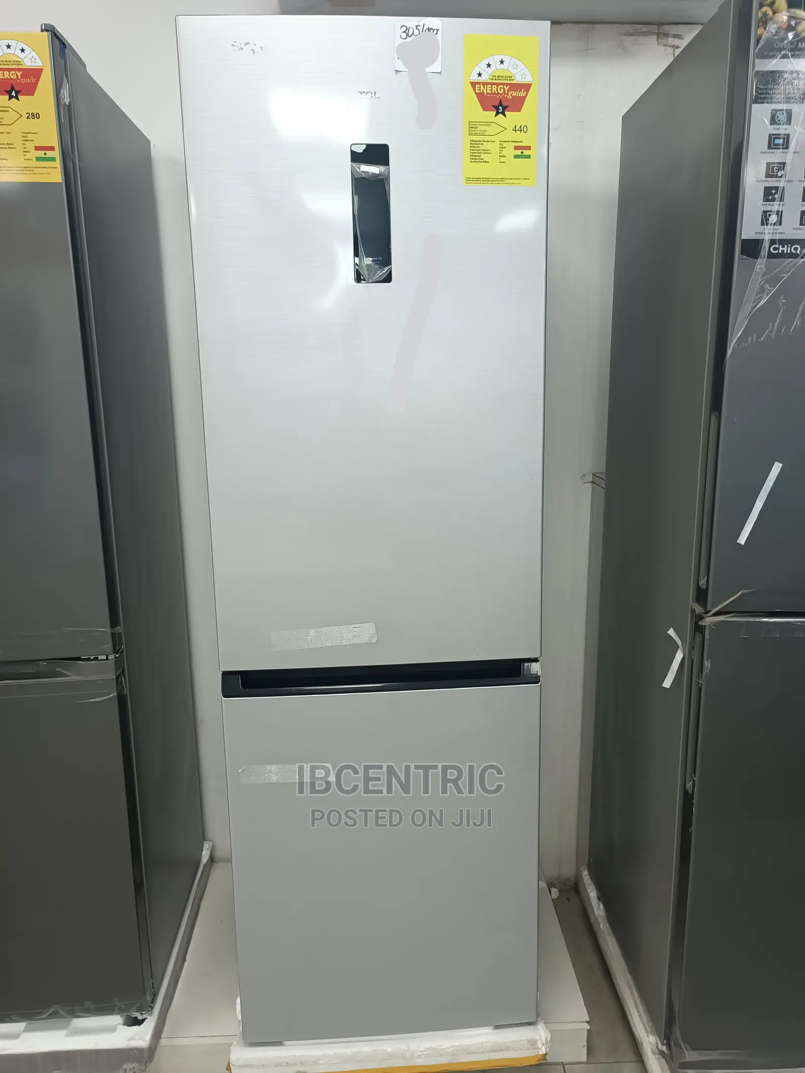 TCL 305L Bottom Freezer Double Door Refrigerator