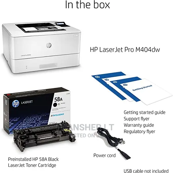 HP Laserjet M404dw Monochrome Printer Only With Wireless