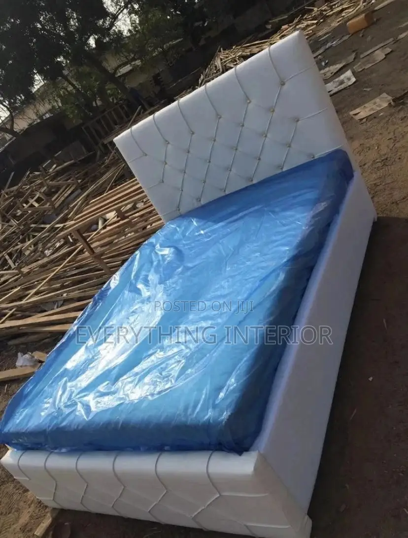 Brand New White Double Bed Frame With Out Mattress Forsale