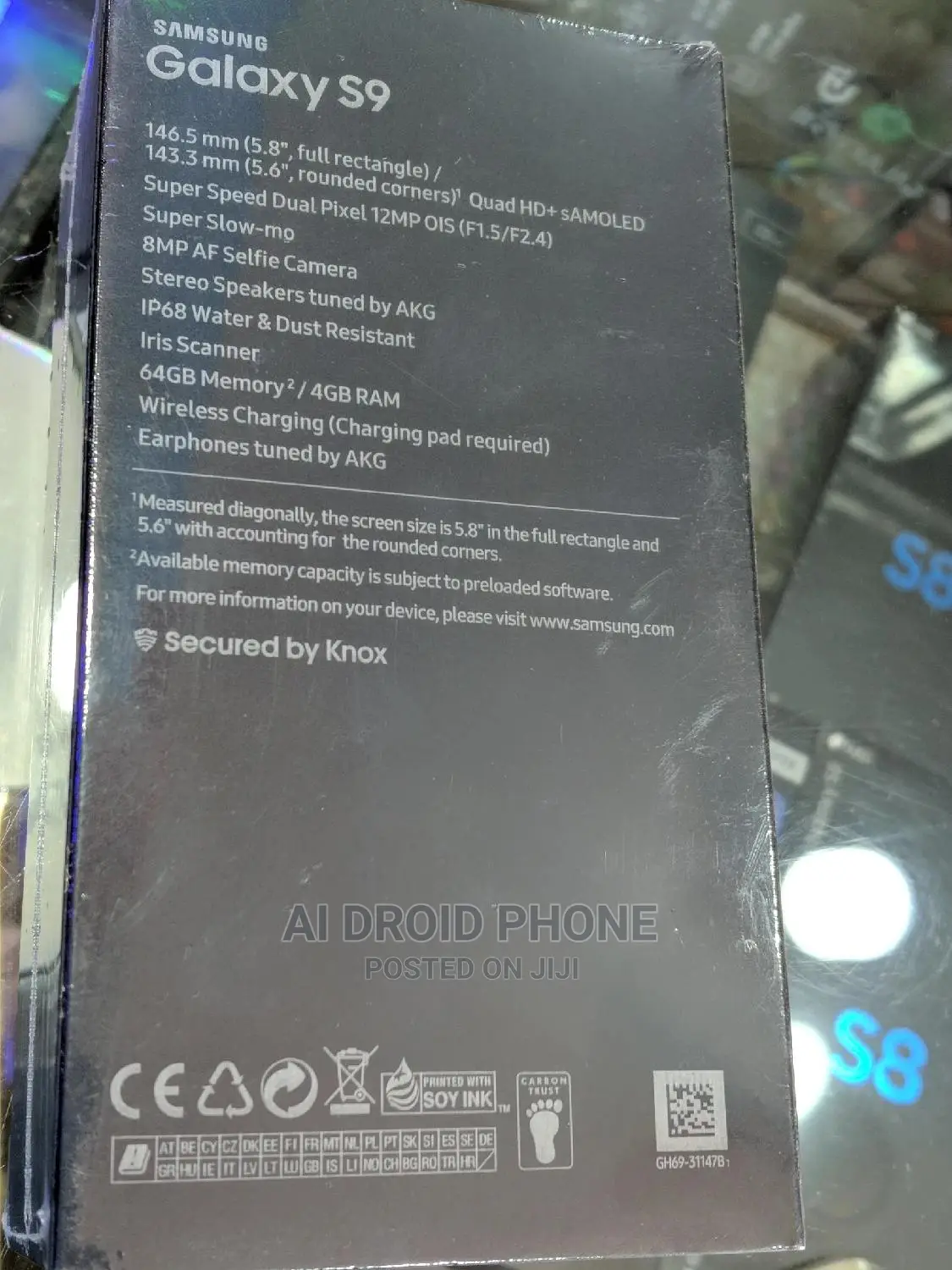 New Samsung Galaxy S9 64 GB Purple