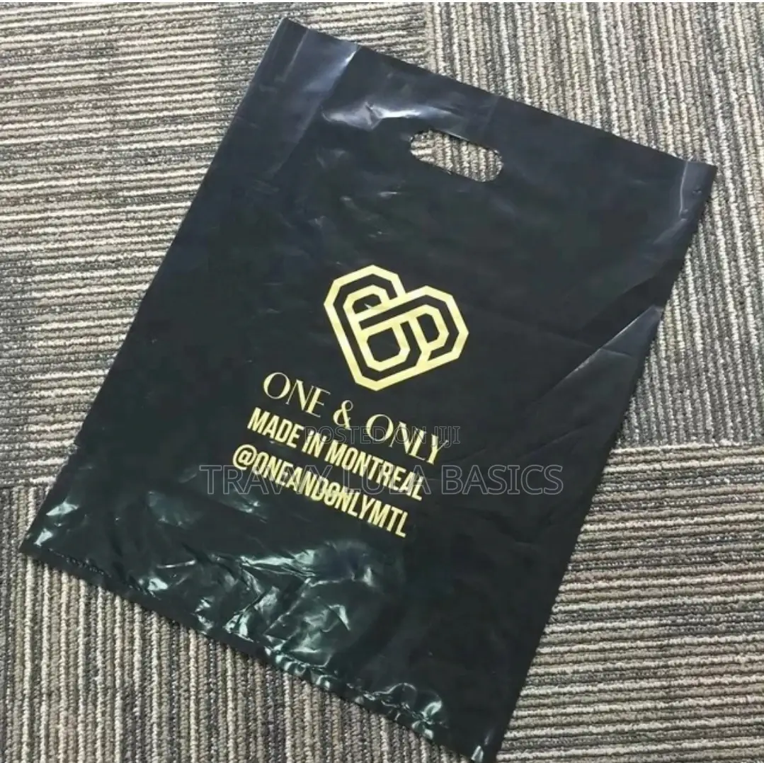 New Shopping Die Cut Bags-Glossy