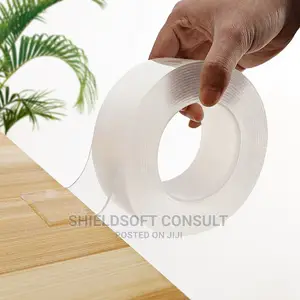 Adhesive Tape, Double Sided Reusable Gel Tape 5m