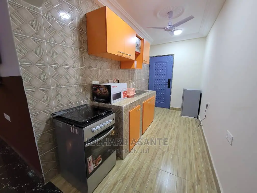 One Bedrm Full Apartment With Water Heater at Pokuase-Fise