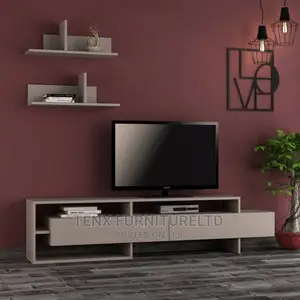 TV STAND (2 Piece Suspending Shelves )