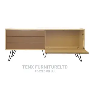 TV Stand (With Metal Legs) Elegant