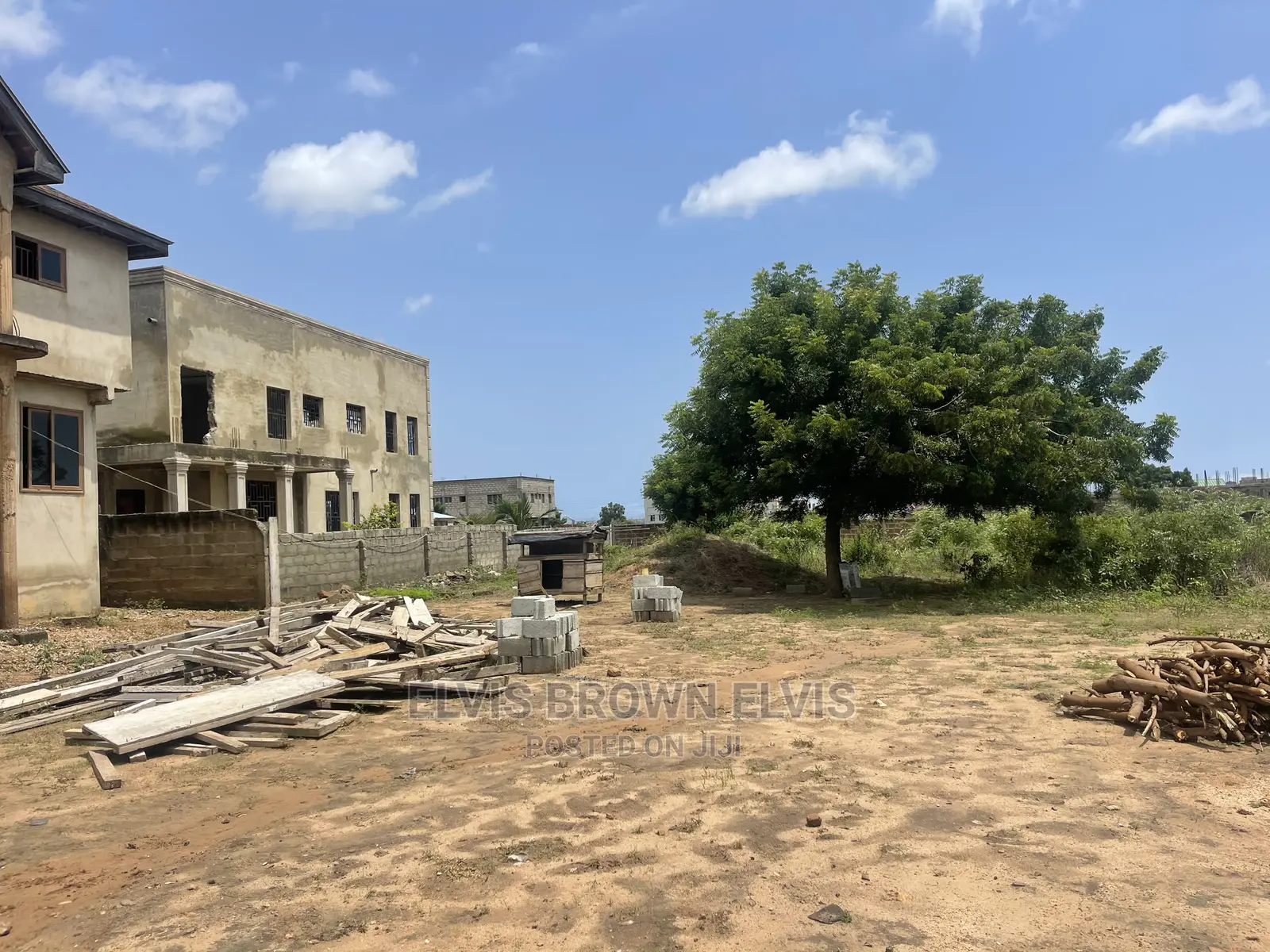 Two Plots of Land With Wall 4 Sale at Legon Hills Academy