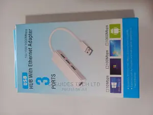 3-Port 3.0 Usb Hub and Type-C Ethernet Adapter