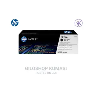 HP 305A Black Original Laserjet Toner Cartridge, CE410A