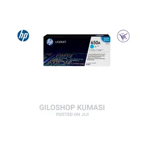 HP 650A Cyan Original Laserjet Toner Cartridge, CE271A