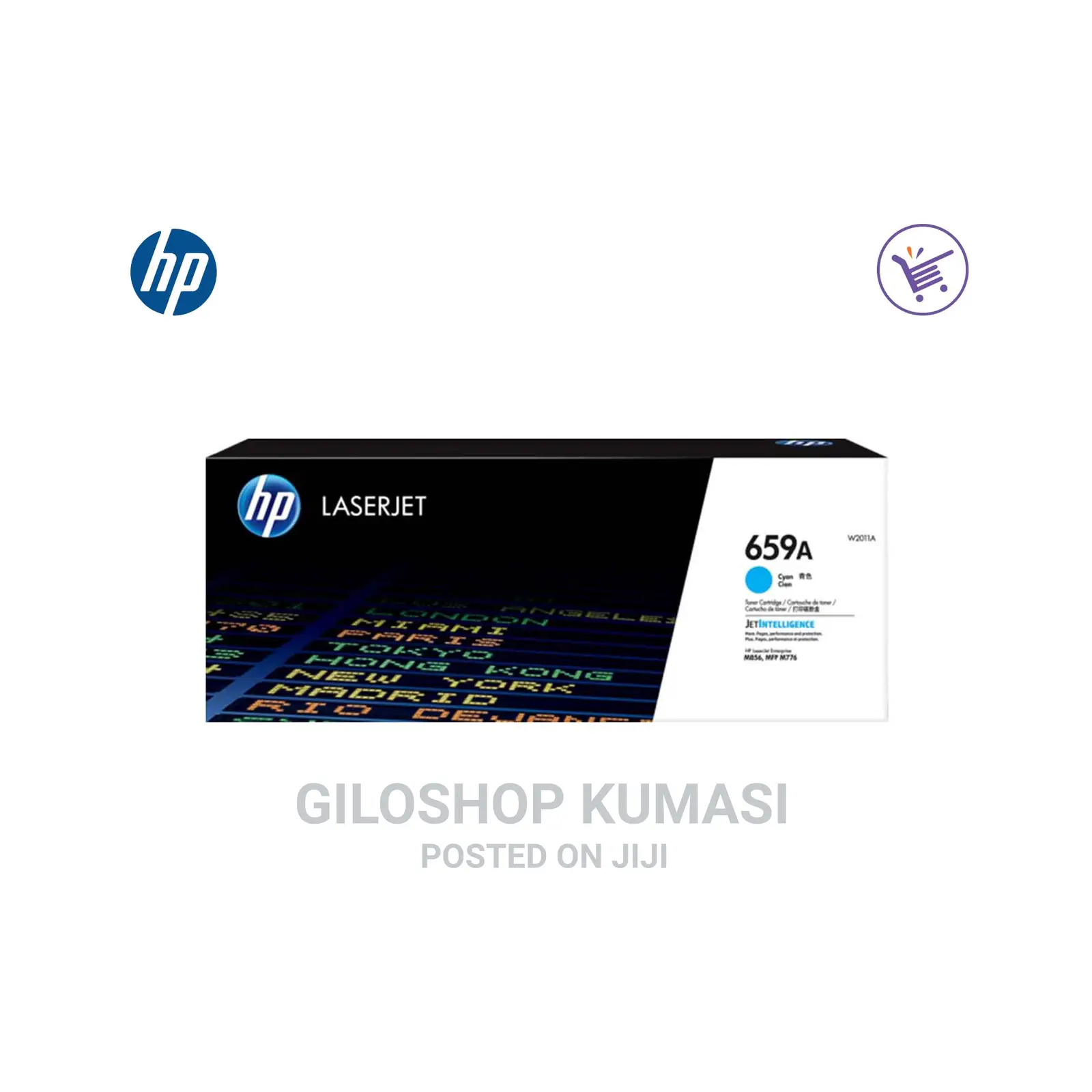 Hp 659a Cyan Original Laserjet Toner Cartridge, W2011a