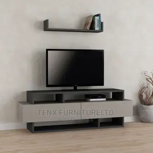 Tv Stand (Closed /Open Door Compartments)