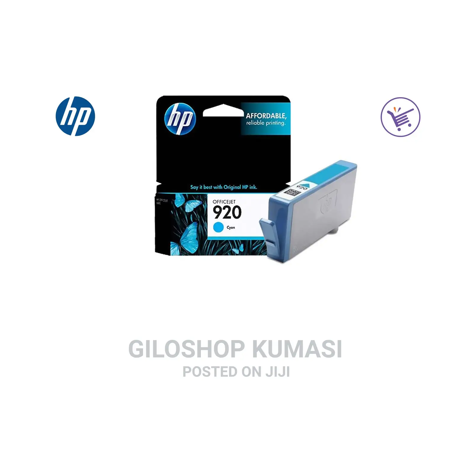 HP 920 Cyan Original Ink Cartridge