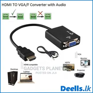 HDMI to VGA Converter / Adapter With Audio Cable