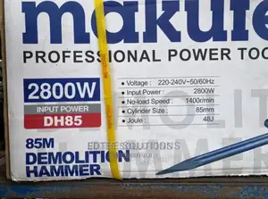 2800 Watts Makute Demolition Hammer 85mm