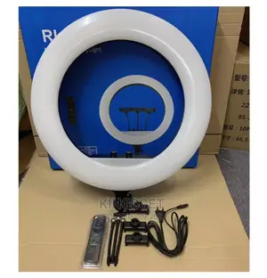 RL 21 Inches Ring Light With Stand,Bag,3holders,Remote