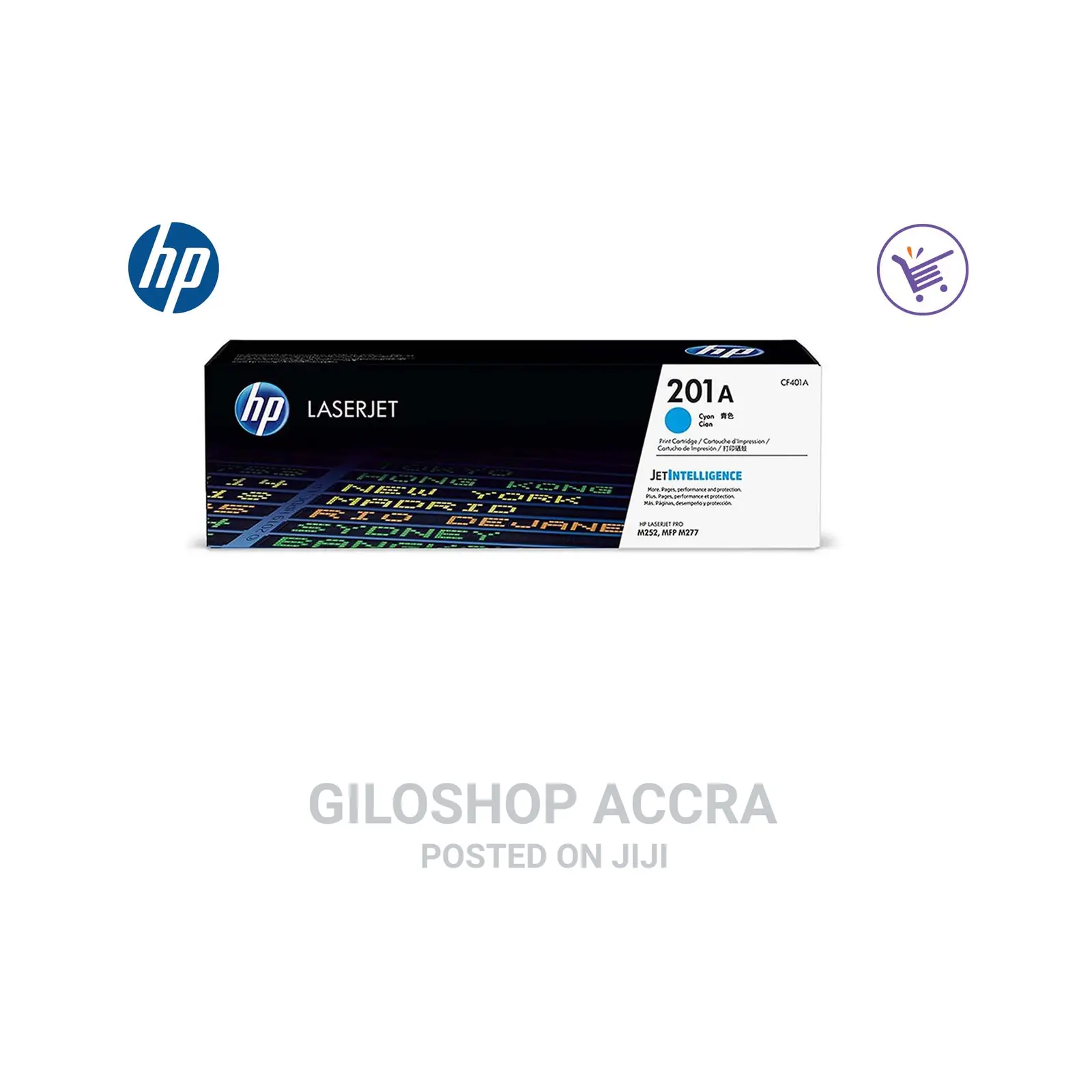 Hp 201a Cyan Laserjet Toner Cartridge