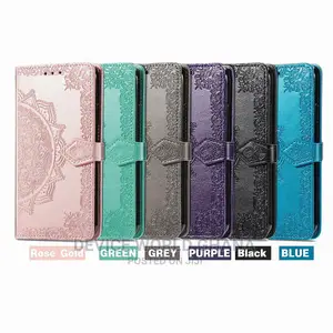 Mandala Embossed Leather Flip Case for Samsung Z Fold 4