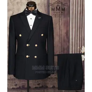 Quality Double-Breasted Men Suit
