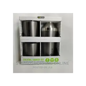 NEW Reduce Cocktail 3-Piece Shaker Set With 10-Oz. Lowball