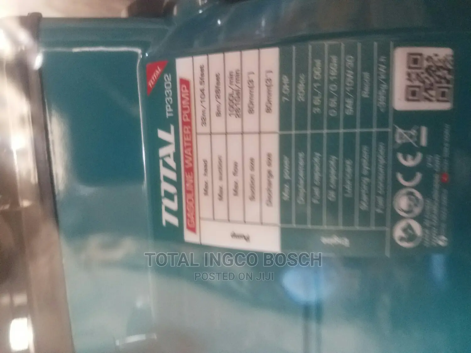 7hp Total Pertol Water Pump 3inches