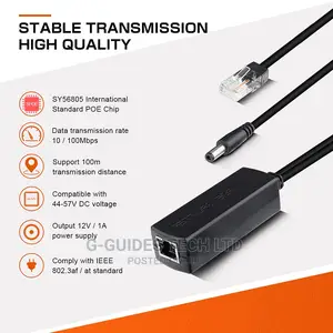48V Poe Splitter Adapter Power Over Ethernet