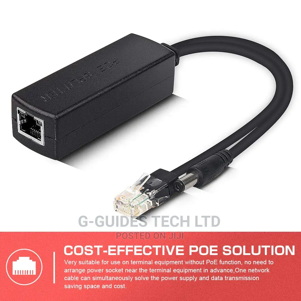 48V Poe Splitter Adapter Power Over Ethernet