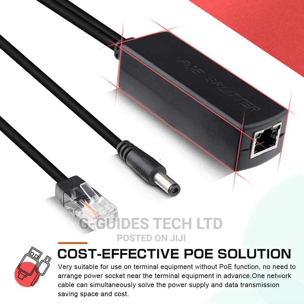 48V Poe Splitter Adapter Power Over Ethernet