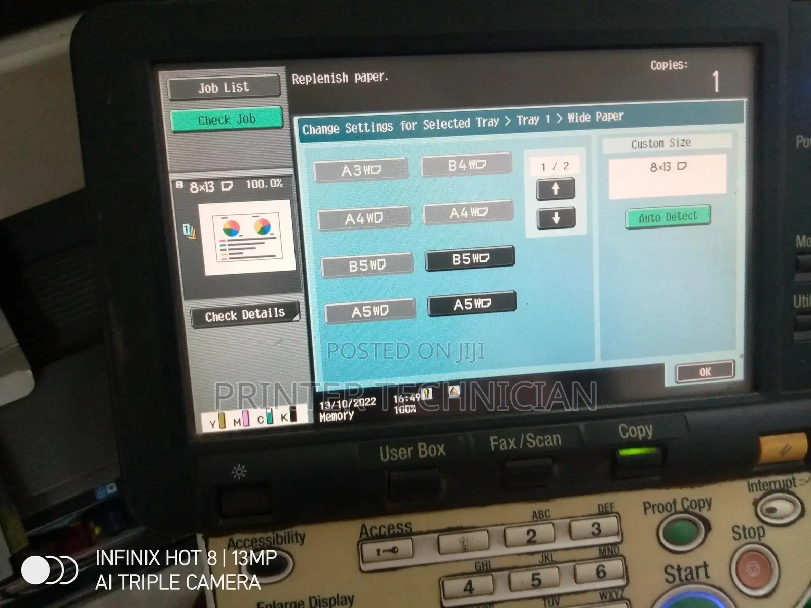 Servicing and Repairing of Konica Minolta Bizhub, Xerox