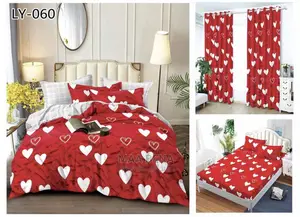 Bedset With Matching Curtains (8pcs)