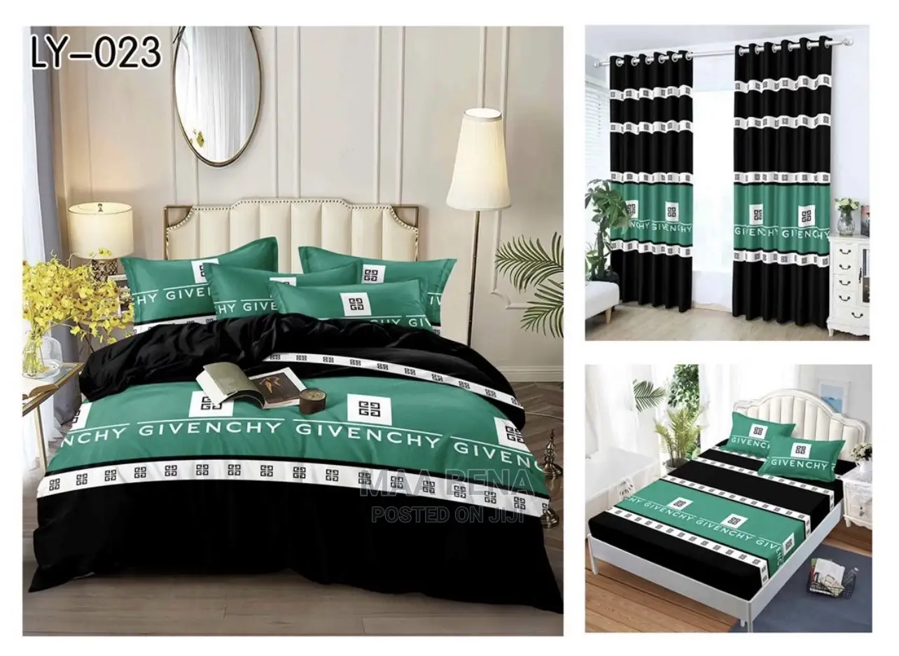 Quality Bedset With Matching Curtains